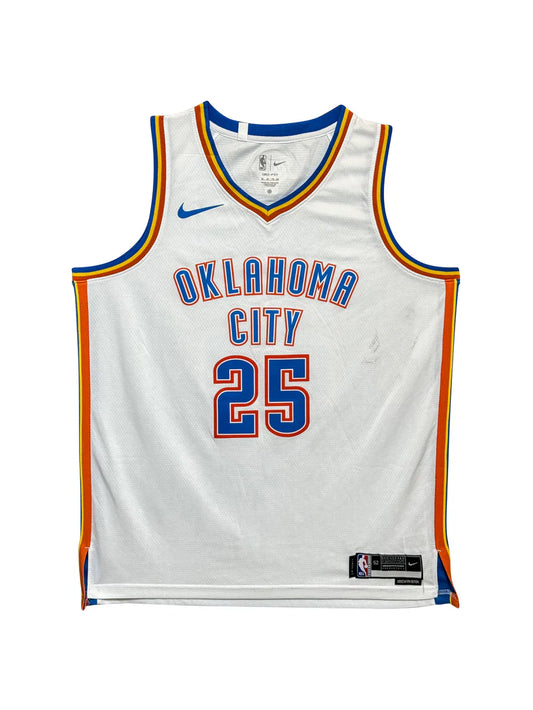 AUTHENTIC OKC THUNDER SIGNED JERSEY “NBA CHAMP 25” | Full Team Autographs | PSA Certified