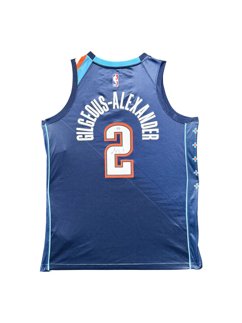 SHAI GILGEOUS-ALEXANDER SIGNED OKC THUNDER JERSEY | PSA Certified Authentic NBA Collectible