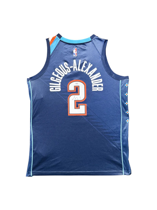 SHAI GILGEOUS-ALEXANDER SIGNED OKC THUNDER JERSEY | PSA Certified Authentic NBA Collectible