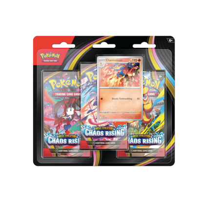 POKEMON CHAOS RISING 3-PACK BLISTER ME04